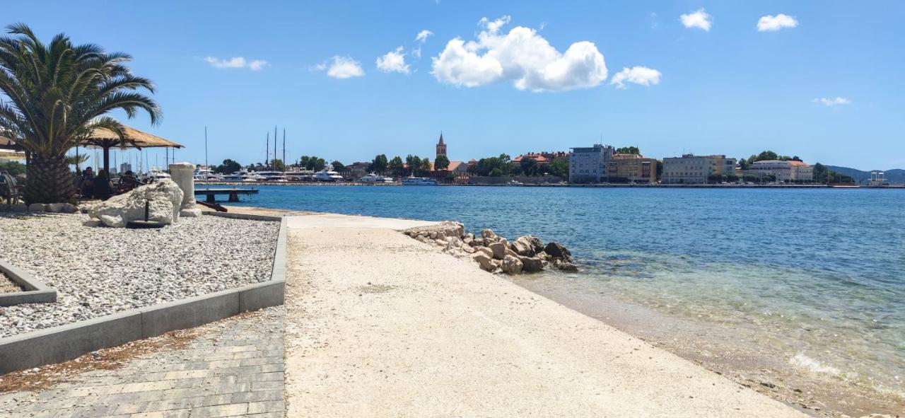 Beachfront House With Private Jacuzzi And Garden Zadar Eksteriør billede